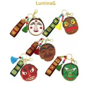 전통 탈 만들기 키트 DIY 키링 미술 재료 10인용