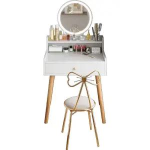 미니화장대 라이트 통합 거울 경량 책상 고급 하이 엔드