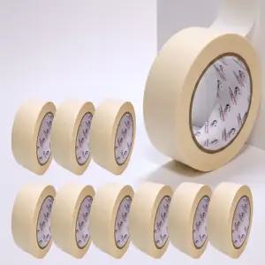 종이 마스킹 테이프 30mmX40m 10개 아이보리 도색 작업용 임시 고정 포장용