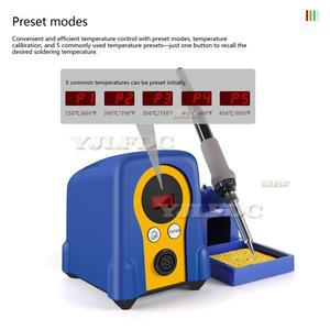 FX888D 70W 디지털 납땜 스테이션 조절 가능한 온도 고품질 온도조절기 전기 인두 110v / 220v