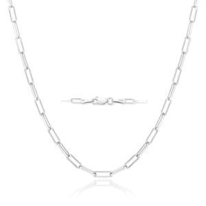 웨이소울 925 스털링 실버 싱가포르 체인 랍스터 걸쇠 여성용 종이 클립 목걸이 스파클링 2mm2.5mm3mm4mm5mm 선물