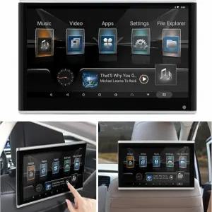 11.6인치 안드로이드 11 터치스크린 차량용 TV 헤드레스트 모니터 (앰비언트 라이트 포함) 4K