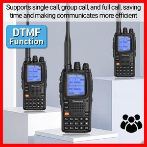 WOUXUN UV-9D  멀티 밴드 무전기 크로스 리피터 999 채널 플래시라이트 VOX 에어밴드 DTMF 핸드헬드 양방향