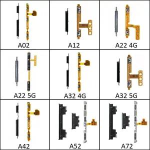 갤럭시 호환 A02 A12 A22 A32 A42 A52 A52s A72 4G 5G 핸드폰의 기능 측면 키 전원 볼륨 버튼 플렉스 케이