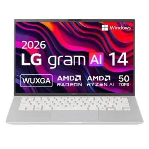 LG전자 2026 그램 AI 14 라이젠 AI 400 시리즈, 실버, 256GB, 16GB, WIN11 Home, 14Z95U-GS5CK