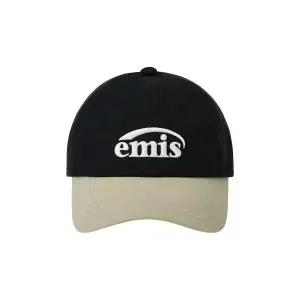 EMIS 이미스 NEW LOGO MIX BALL CAP(RENEWAL)-BEIGE/BLACK 544361