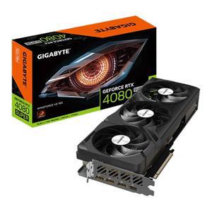 Gigabyte GeForce RTX 4080 Super WINDFORCE V2 Graphics Card - 2550MHz Core, 16GB GDDR6X 23000MHz 256-bit Memory, PCI-E 4.0, 3X DP 1.4, 1x HDMI 2.1a, NVIDIA DLSS 3.5, GV-N408SWF3V2-16GD