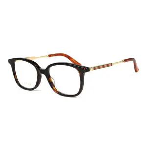 구찌 명품 안경테 GG0202O 002 스퀘어 뿔테 여자 남자 안경