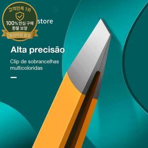 MR.GREEN 눈썹 족집게 다채로운 머리 아름다움 미세 머리카락 풀러 스테인레스 스틸 기울어진 눈썹 클립 제