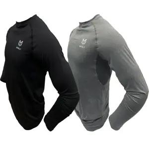 미르벨리 기능성 언더레이어 긴팔 에어로 메쉬 등산 스포츠이너웨어 베이스레이어