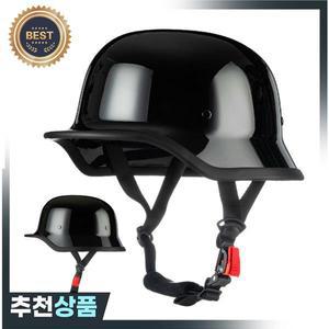 남성  여성용 독일 군인 헬멧 레트로 오토바이 하프 개성 스쿠프 전기 헬멧