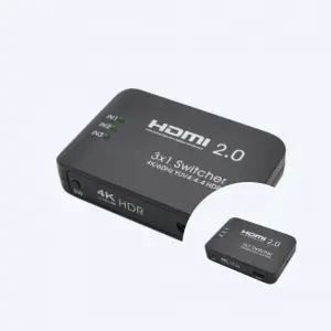 영상 공유용 HDMI 선택기 분배기 3대1 4K 리모컨 COMS 지원 포트용 화면 전환용