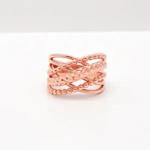 [오팔하우스] 14k 럭셔리 크로스 반지 OPGDR3302