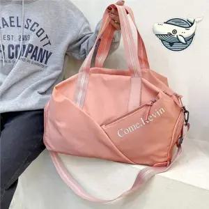 헬스 여행용 다용도 수납백 핑크 보스턴 스타일 여행용보스턴백 여행가방 짐가방