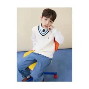 매장정품 빈폴 BEANPOLE 키즈 [Essential] 클래식 케이블 니트 베스트 아이보리 (BI6151UE10) BI6151UE10 2