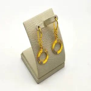 24K 순금 1돈 동그라미 귀걸이