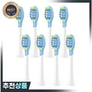 필립 소닉케어 전동 칫솔 브러시 헤드용 교체 헤드 1100 2100 4100 5100 5300 6100 7500