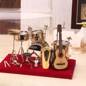 장식소품 드럼미니어처 악기 음악실 미니 팀파니 책상