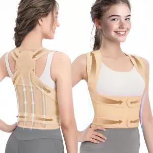 여성 및 남성을 위한 휴이니미 허리 보조 자세 교정기 완전한 지지대가 있는 조절 가능한 어깨 하반신
