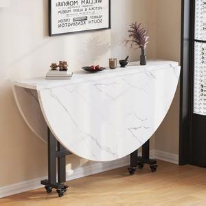 원형 접이식 테이블 행사용 연회장 커피 이동식 간이 확장형