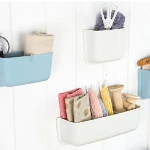 월포켓 현관문 차키 벽걸이 정리함 수납함자석 수납 펜트리 수납함 냉장고 리모컨 부착식