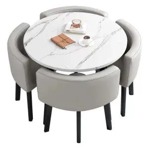 원형 테이블 의자 로비 라운드 거실 원탁 세트 테라스