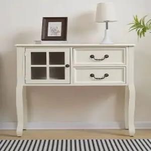 엔틱 콘솔 화장대 콘솔장 현관 우드 서랍장 빈티지 엔틱콘솔 장식장 테이블 슬림 원목 반달