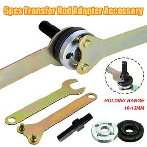 5피스 핸드 드릴 앵글 그라인더 연결로드 전기 변환 헤드 커팅 액세서리