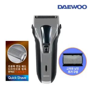 대우 전기 면도기 DES-KP2110+교체날망 세트 초광폭 면도 헤드 팝업 트리머 C타입충전