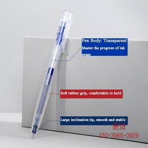 Kaco K7 간단한 젤 펜 개폐식 pучеа Caneta 학교 0.5MM 검정/파랑/빨강/네이비 블루 잉크 사무실 용품