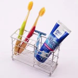 ( )스텐 칫솔꽂이 치약 면도기꽂이 칫솔거치대 칫솔정리