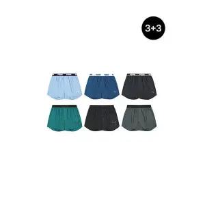 푸마 언더웨어푸마 남성 이지케어 퍼포먼스 면 트렁크 6종세 1731689