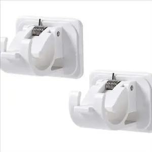 다용도 커튼 봉 홀더 압축봉 커튼 봉 걸이 무타공 거치대