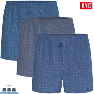 BYC깊이감있는 패턴 순면 트렁크팬티3매입MCG3057