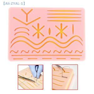 ZYAL-1 의료용 실리콘 봉합 실습 패드, 피부 키트 훈련 모델, 수술용 인간 외상성