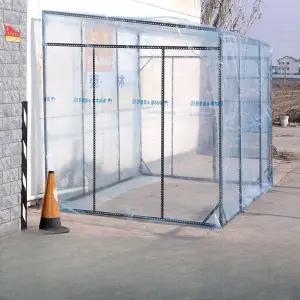 농막 어닝 테라스 캐노피 차양막 조립식 접이식 투명