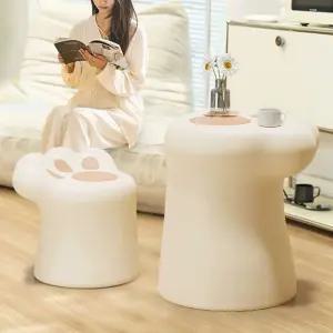 스타일 작은 장식 스툴 발바닥 테이블
