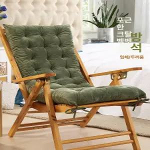 캠핑의자쿠션 커버 플랫체어 우드 벨벳 푹신 보온 워머 의자패드 시트 의자패드 로우체어용