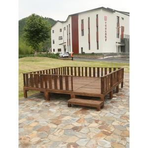 야외 조립식 평상 마루 미니 테라스 80x높이 모듈 간이 침대 야외평상 나무