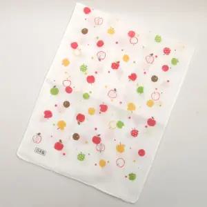 테누구이 가제타올 일본수건 세면 (사과) 10장긴 큰가제 세면올 출산준비 선물 기념 가제손 일제 사은품