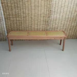 라탄 벤치 스툴 테라스 신발장 등나무 소품 감성