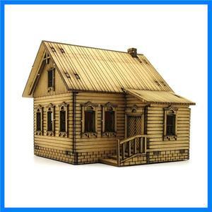 1/72 2 차 세계 대전 유럽 건축 농촌 농장 장면 목조 조립 모델 장식 DIY 수제 건물 장난감