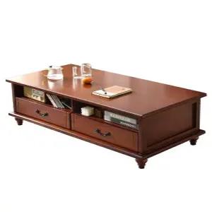 엔틱 소파테이블 수납형 탁자 거실 좌탁 좌식테이블 원목