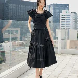 [롯데백화점]에고이스트 [CAPSULE LINE] 러플 포인트 스모킹 블라우스 ER3WB763