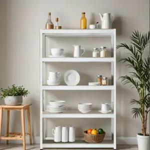 압생르망 철제 무볼트 조립식 앵글 선반 베란다 창고 펜트리 다용도 랙 5단