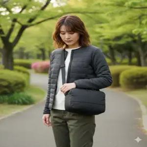 스노우피크 어패럴 snowpeakapparel 버비 스퀘어 크로스백 (S24WUFCB59) Black