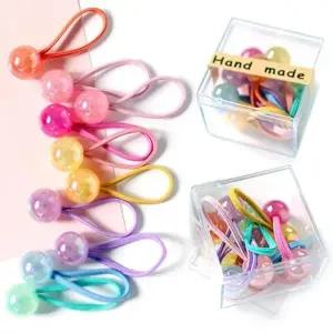 ( )큐브 투명케이스 캔디 사탕 머리방울 10종세트