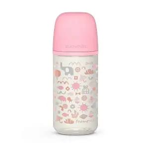 스와비넥스 메모리즈 안심 유리젖병 메모리즈 핑크 240ml