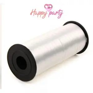 해피파티 풍선리본 컬링 무지 (소) (화이트)