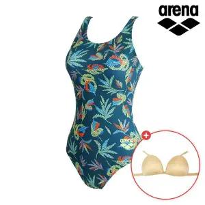 [아레나] 여성 원피스 일반 U백 수영복 A5SL1LD05 고리브라